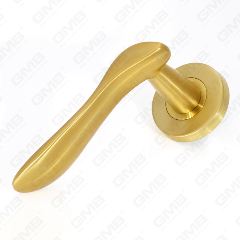 High Quality BS En1906 Grade 4 SUS304 Stainless Steel Entry Round Rose Interior Door Lever Handle (LHT012)
