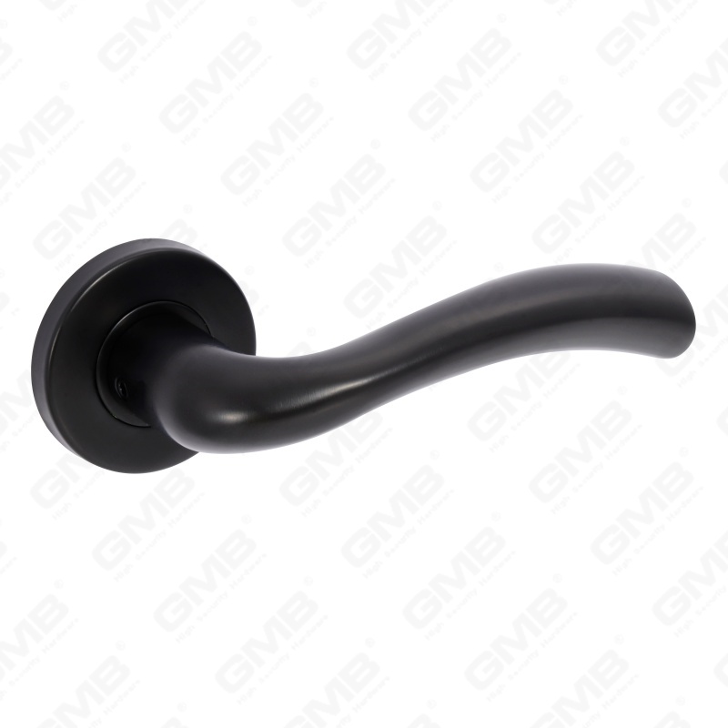 High Quality BS En1906 Grade 4 SUS304 Stainless Steel Entry Round Rose Interior Door Lever Handle (LHT037)