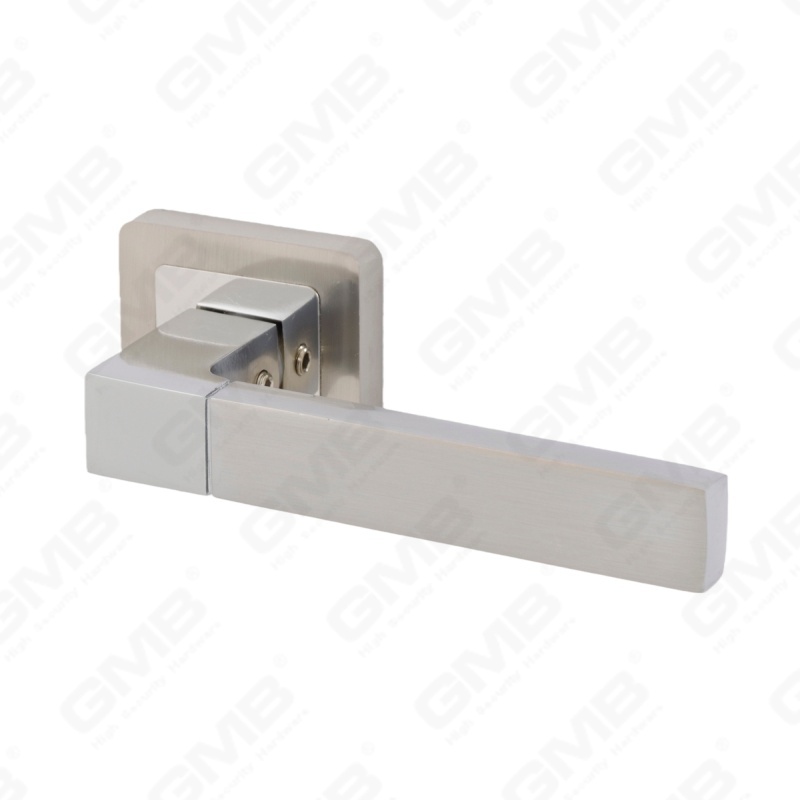 New Modern House Decoration Aluminum Door Handle on Round Rosette