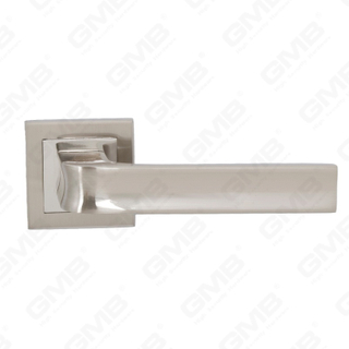 New Modern House Decoration Aluminum Door Handle on Round Rosette