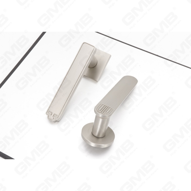 New Modern House Decoration Aluminum Door Handle on Round Rosette