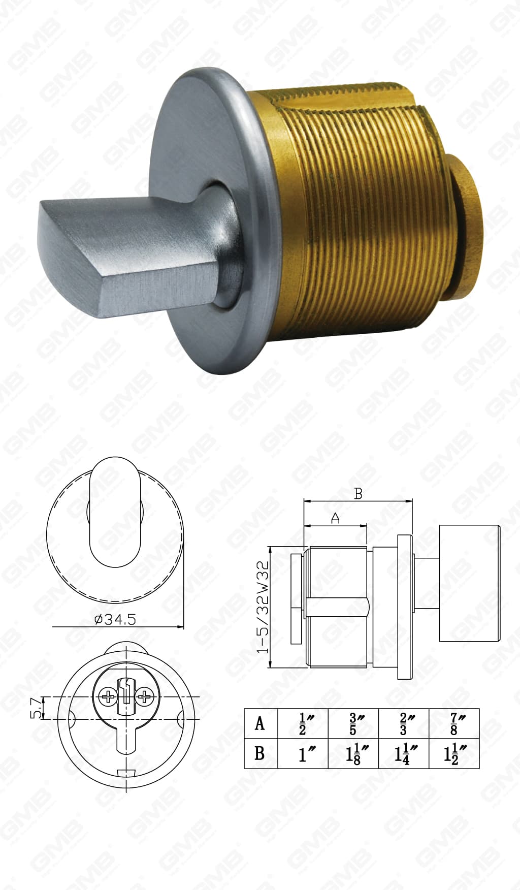 02 Standard Cylinder_GMB-CY-16-32