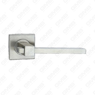 High Quality #304 Stainless Steel Door Handle Round Rose Lever Handle (SH97-SYY43-SS)
