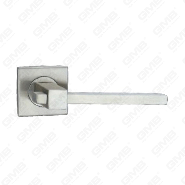 High Quality #304 Stainless Steel Door Handle Round Rose Lever Handle (SH97-SYY43-SS)