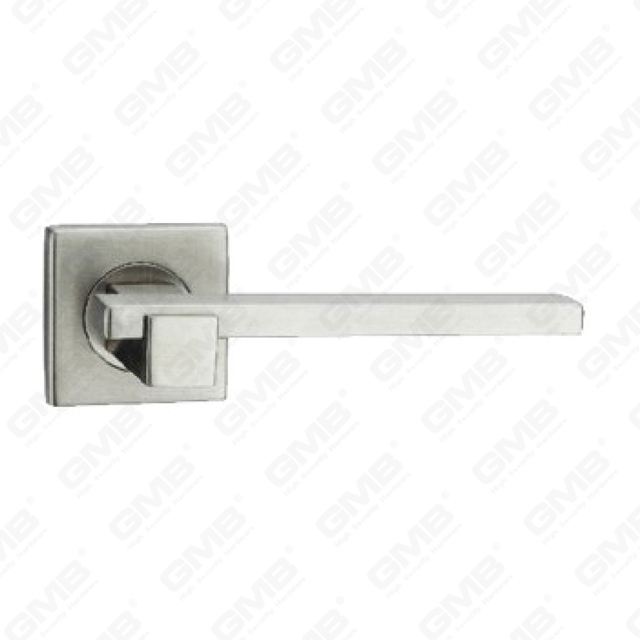 High Quality #304 Stainless Steel Door Handle Round Rose Lever Handle (SH97-SYY44-SS)