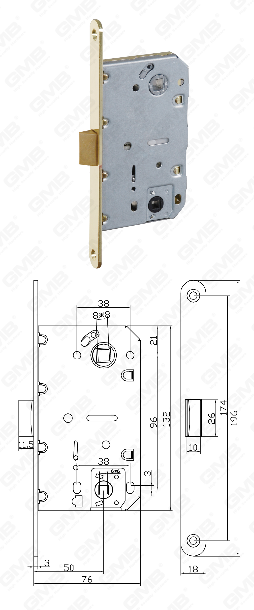 02 Mortise Lock_410B-S-54