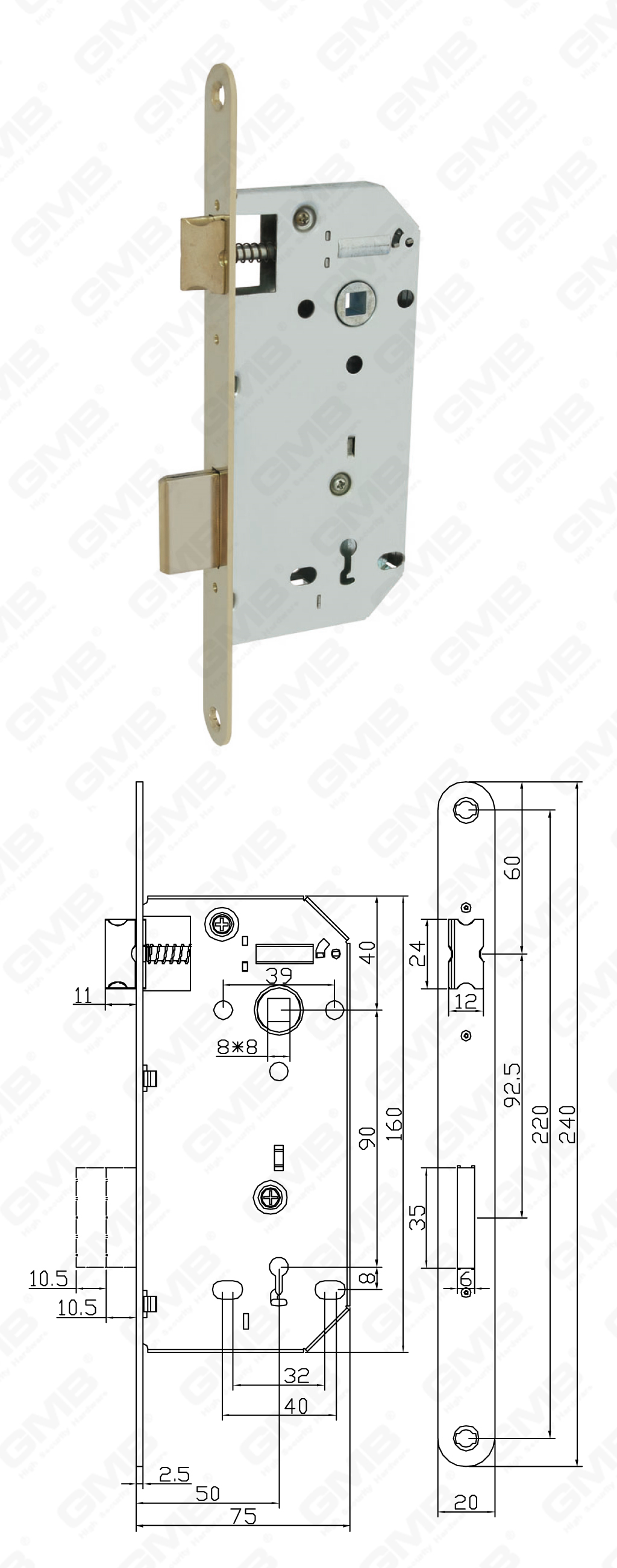 02 Mortise Lock_5090K-82