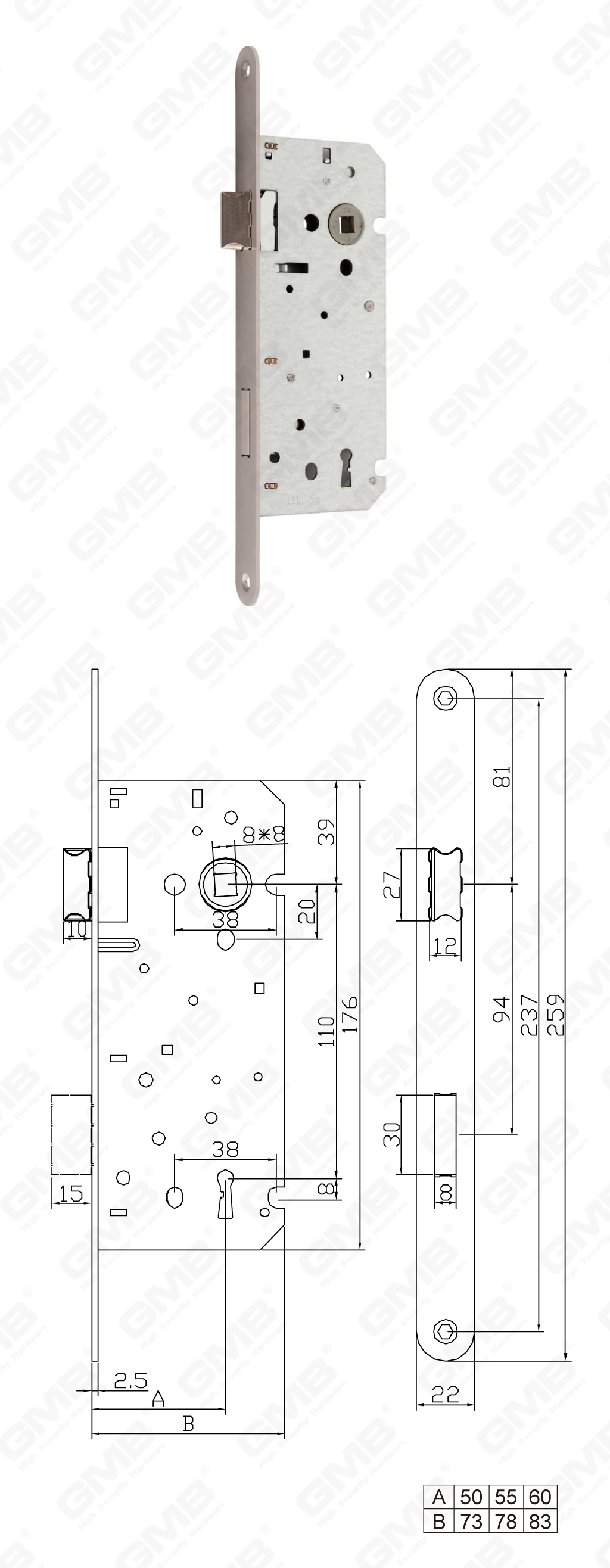 02 Mortise Lock第二部分_BB110.50R-55R-60R-102