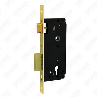 High Security Mortise Door lock Steel Brass deadbolt Zamak Brass latch cylinder hole Lock Body [7025-40 45 50]