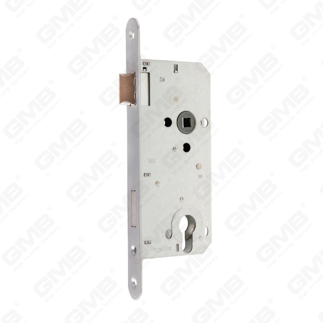 High Security Mortise Door Lock Steel Zamak deadbolt Zamak latch Steel Forend Lock Body (PZ90.50R)