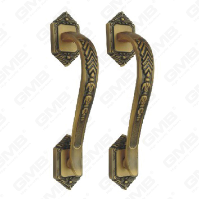 Luxury Outside Door Big Zinc Alloy Classic Pull Handle Surface Treatment Chrome (EF907S-EL813-DYB)