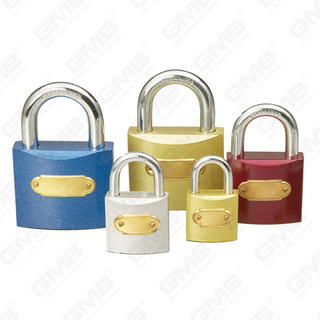 Brass cylinder or steel cylinder available Coloured Iron Padlock（048）