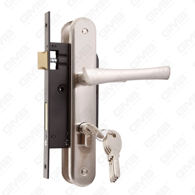 High Security Door Lock set with latch bolt cylinder hole Lock set Lock case lock handle (1549 Serise)