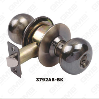ANSI Standard great strength and durability Cylindrical Knob Lock (3792AB-BK)