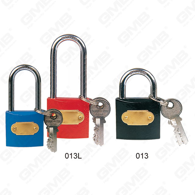 COLORED PLASTIC SPRAYING IRON PADLOCK (013)