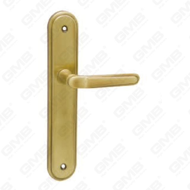 Door Handle Pull Wooden Door Hardware Handle Lock Door Handle on Plate for Mortise Lockset by Zinc Alloy or Steel Door Plate Handle (3300)