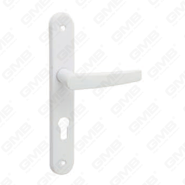 Door Handle Pull Wooden Door Hardware Handle Lock Door Handle on Plate for Mortise Lockset by Zinc Alloy or Steel Door Plate Handle (3310)