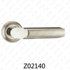Zamak Zinc Alloy Aluminum Rosette Door Handle with Round Rosette (Z02140)