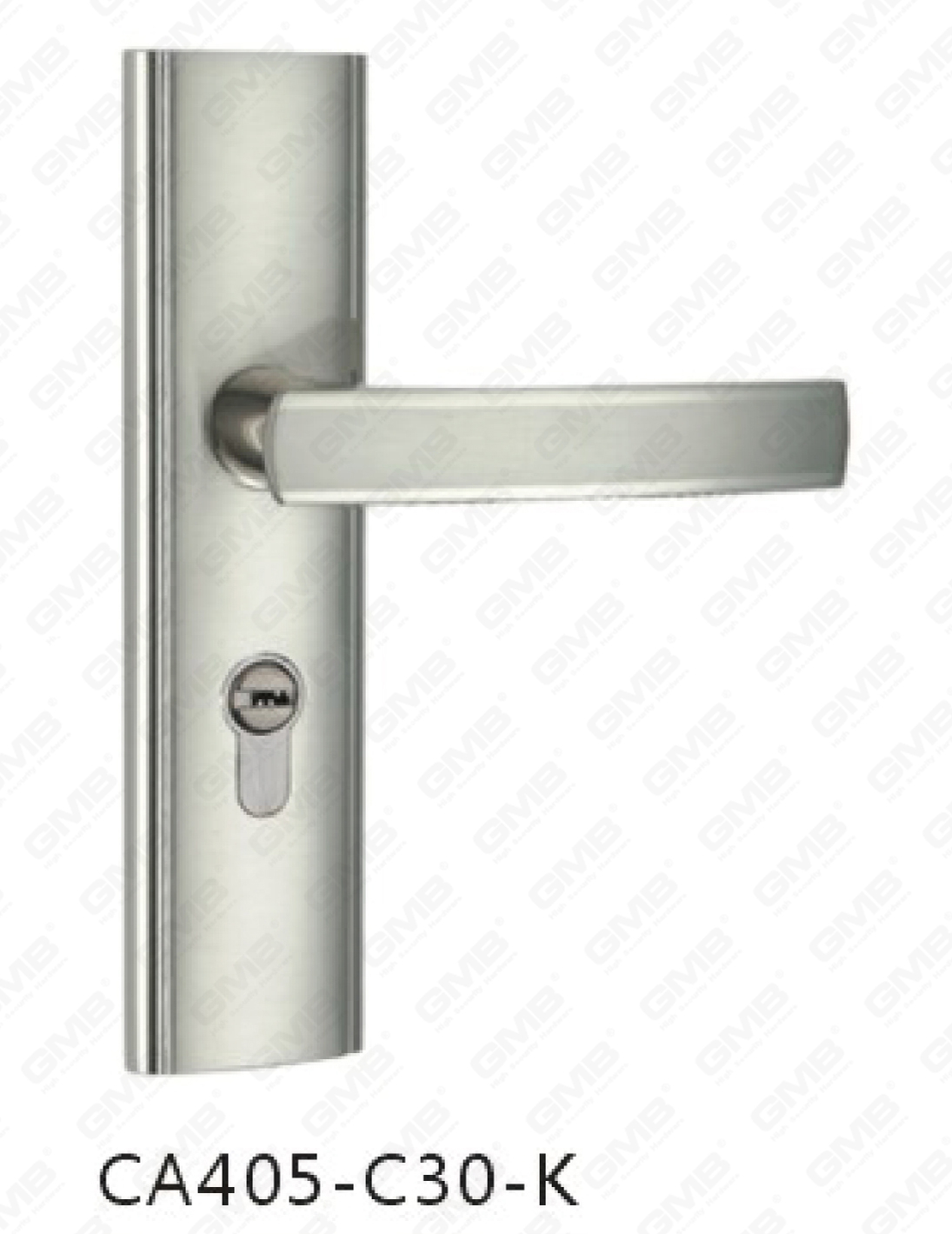 CA405-C30-K Mortise Lockset by Zinc Alloy or Steel Door Plate Handle