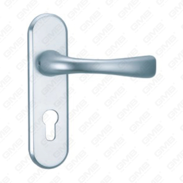 Oxygenate Aluminium Door Handle on Plate Plate Door Handle (G392-G86)