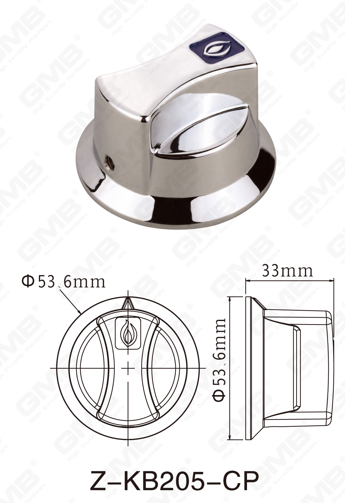 06 Brass Handle _Z-KB205-CP-84