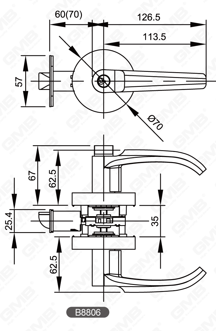 02 Heavy-Duty Tubular Lever Lock Series-10