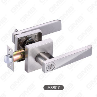 Heavy Duty Tubular Lever Lock Entry Zinc Alloy Handle Door Lock 【A8807】