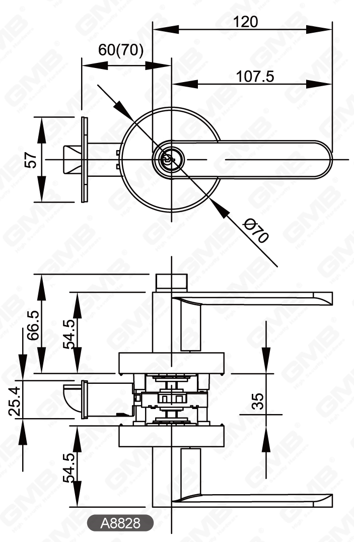 02 Heavy-Duty Tubular Lever Lock Series-38