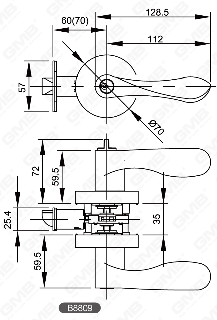 02 Heavy-Duty Tubular Lever Lock Series-16