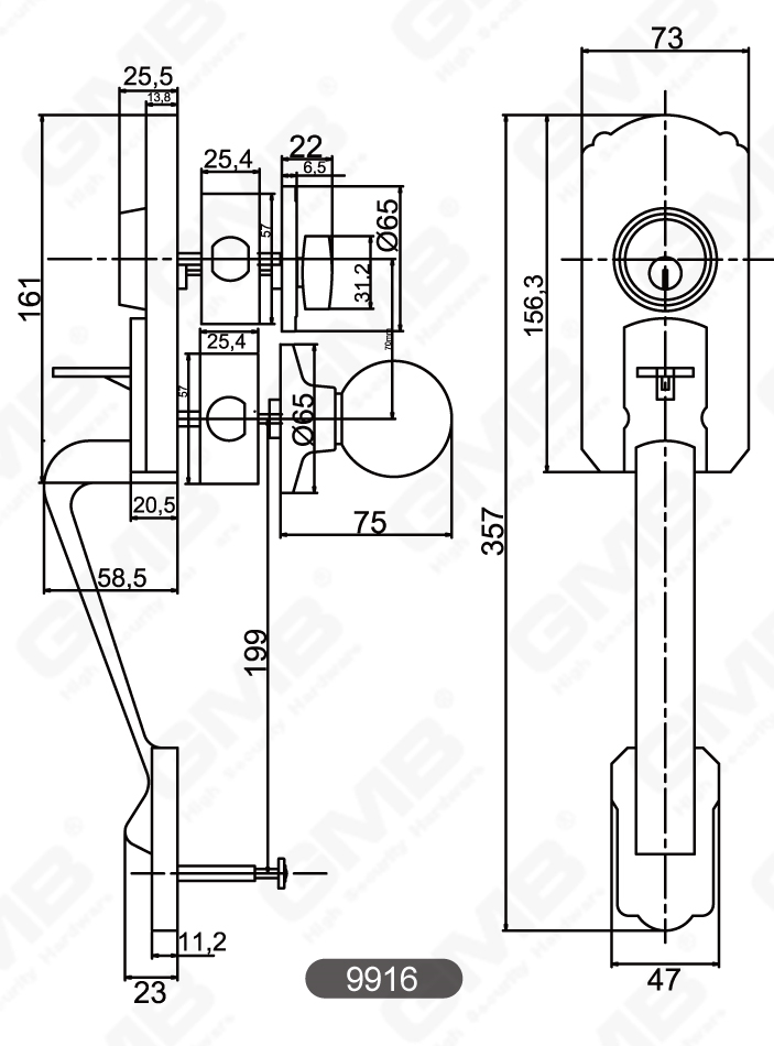 01 Grip Handle Lock Series-14