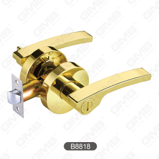 Heavy Duty Tubular Lever Lock Entry Zinc Alloy Handle Door Lock 【B8818】