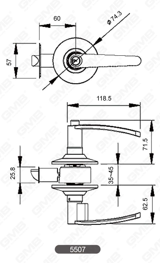 07 Cylindrical Lever Lock Series-02