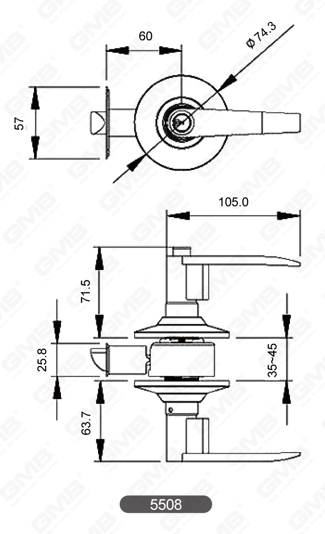 07 Cylindrical Lever Lock Series-04