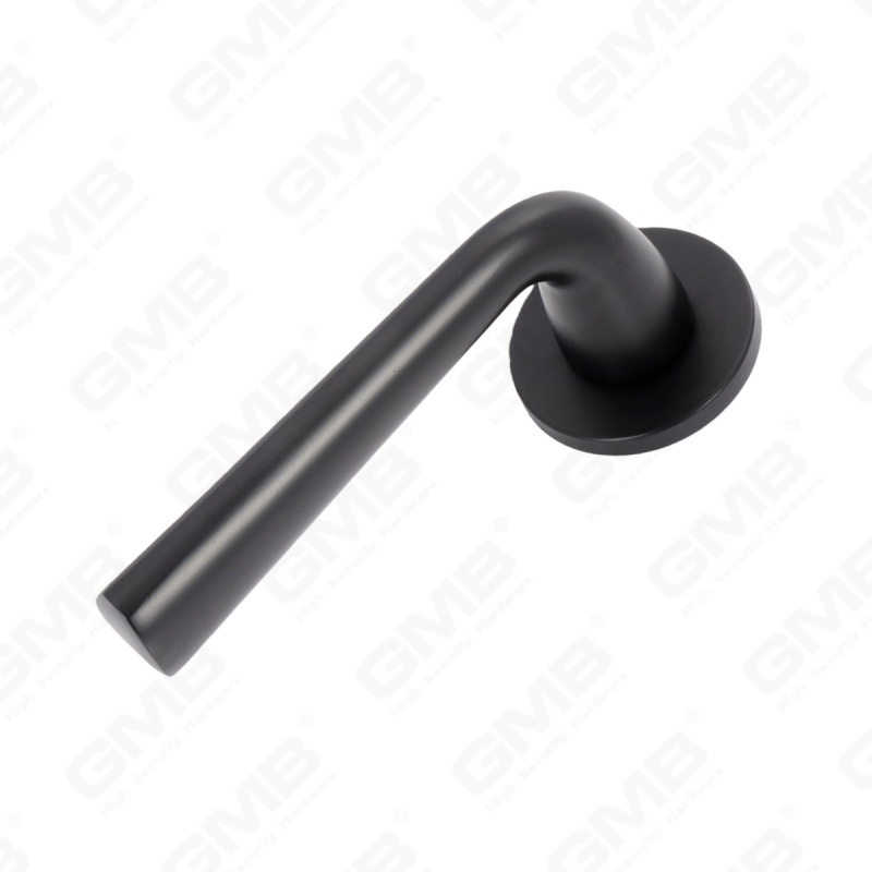 New Modern House Decoration Aluminum Door Handle on Round Rosette