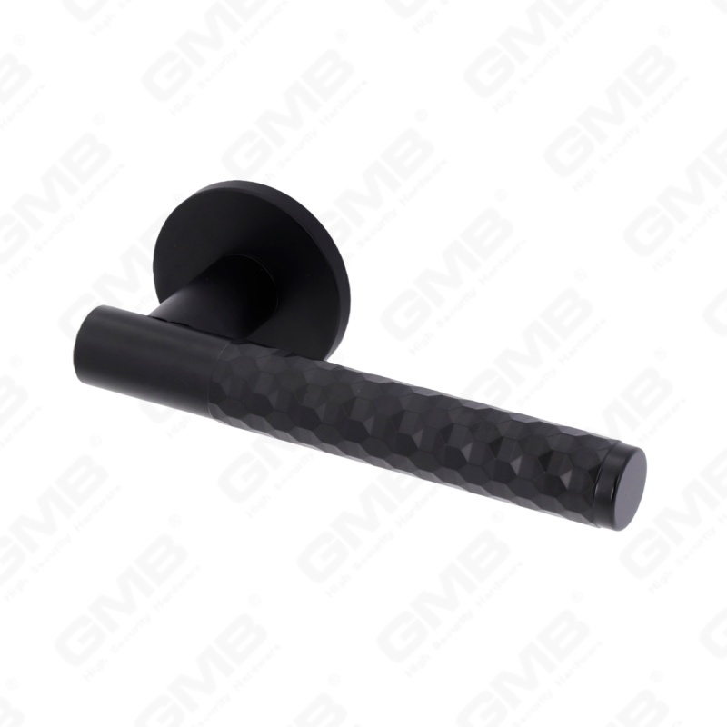 New Modern House Decoration Aluminum Door Handle on Round Rosette