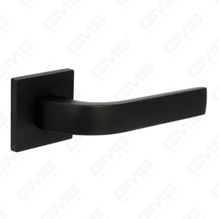 New Modern House Decoration Aluminum Door Handle on Round Rosette