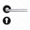Oxygenate Aluminium Door Handle on Plate Plate Door Handle (GF807-G25-V)