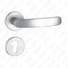 Oxygenate Aluminium Door Handle on Plate Plate Door Handle (GF808-G75)
