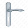 Oxygenate Aluminium Door Handle on Plate Plate Door Handle (G468-G77)