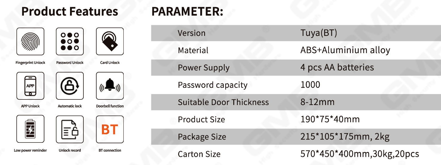 Glass Door Lock(253)