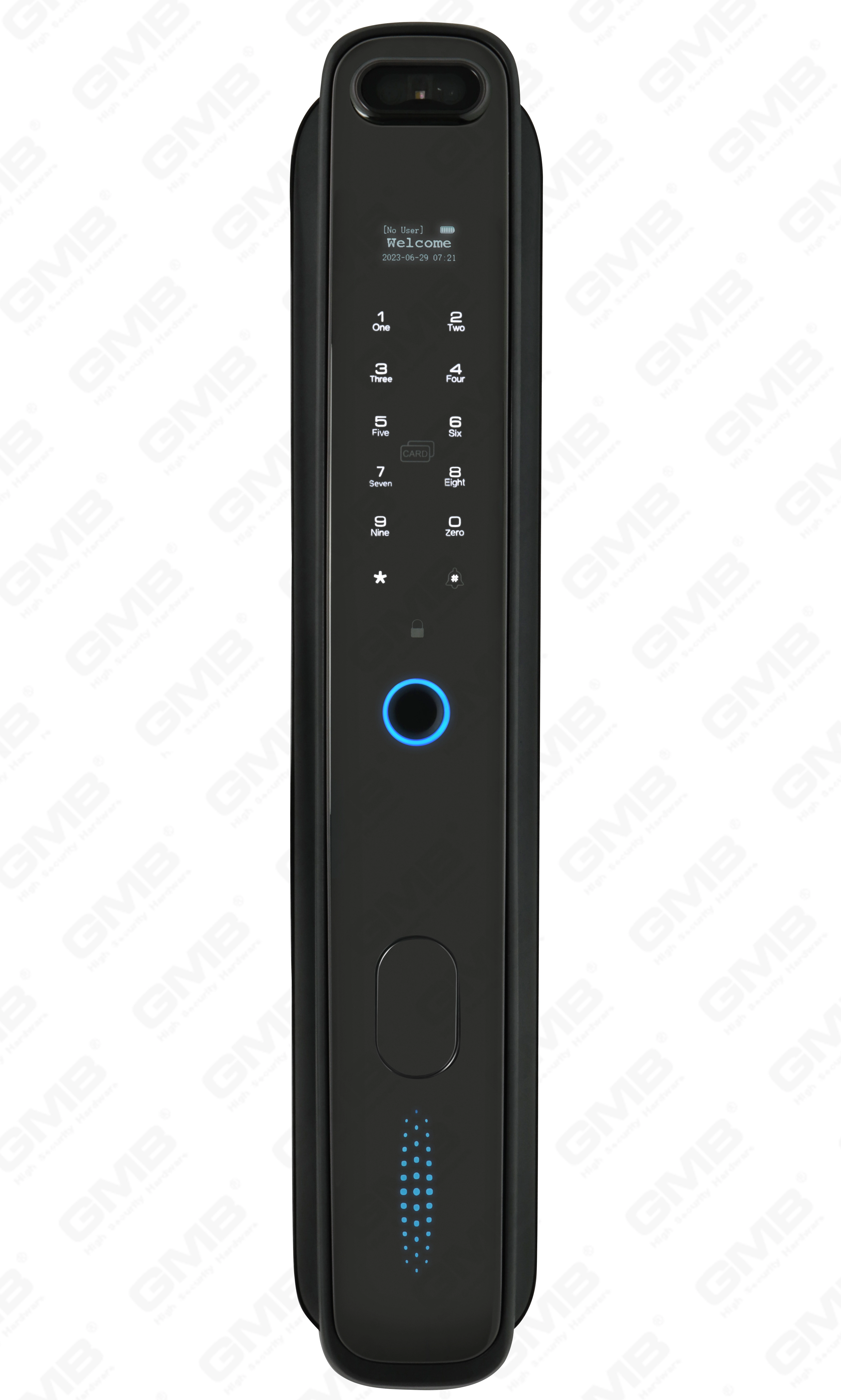 High Security Fingerprint/RFID Card/WiFi/Tuya/TT APP/ with Camera Intelligent Anti-Peep Digital Smart Door Lock (824)