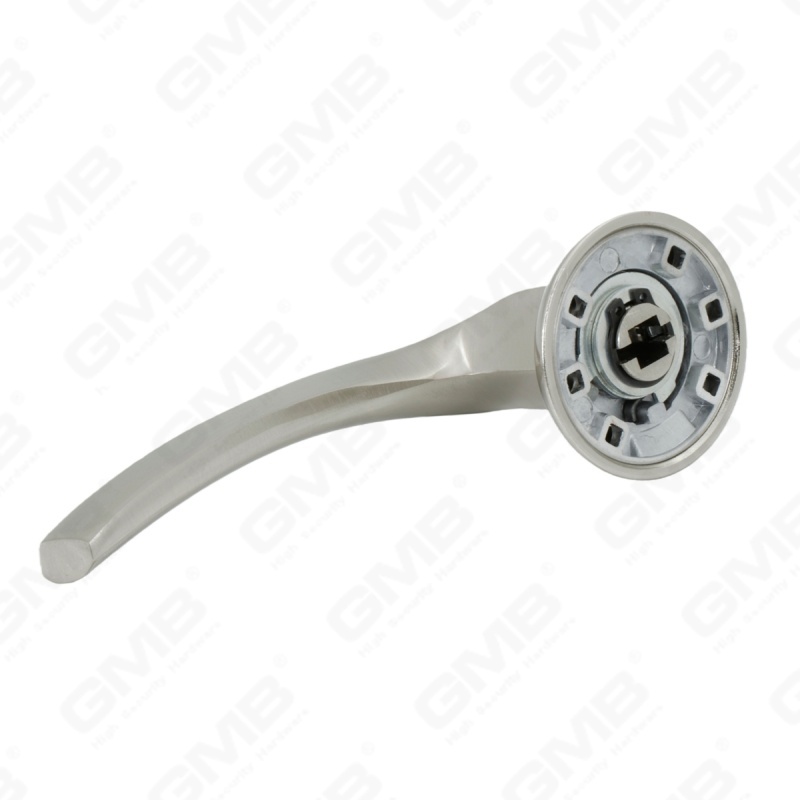 New Modern House Decoration Aluminum Door Handle on Round Rosette