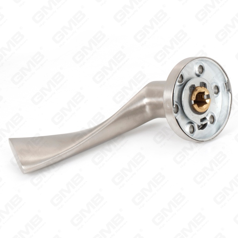 High Quality BS En1906 Grade 4 SUS304 Stainless Steel Entry Round Rose Interior Door Lever Handle (LHT001)