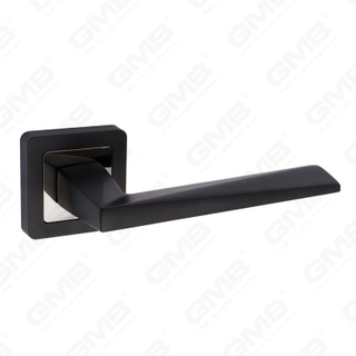 New Modern House Decoration Aluminum Door Handle on Round Rosette