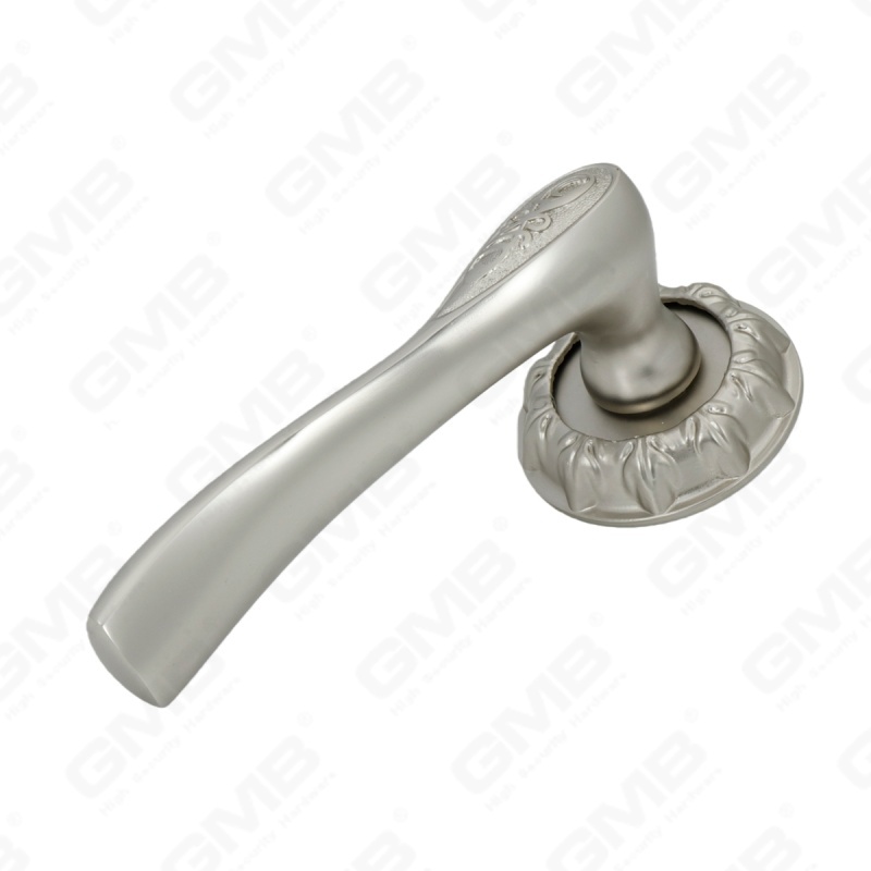New Modern House Decoration Aluminum Door Handle on Round Rosette