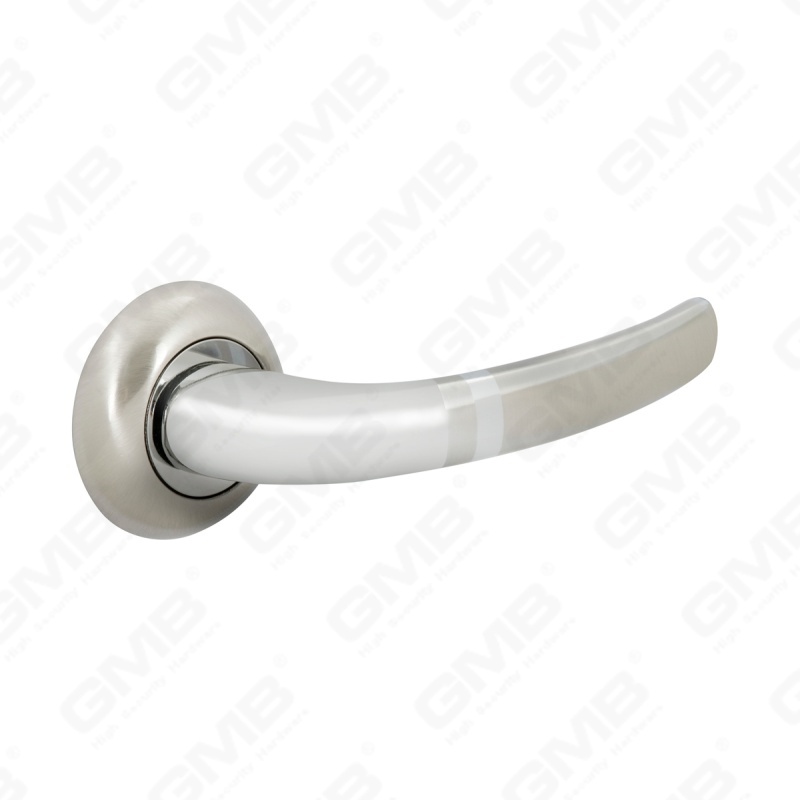 New Modern House Decoration Aluminum Door Handle on Round Rosette