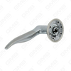 New Modern House Decoration Aluminum Door Handle on Round Rosette