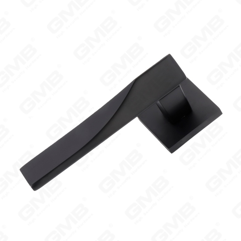 New Modern House Decoration Aluminum Door Handle on Round Rosette