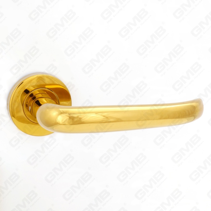 High Quality BS En1906 Grade 4 SUS304 Stainless Steel Entry Round Rose Interior Door Lever Handle (LHT007)