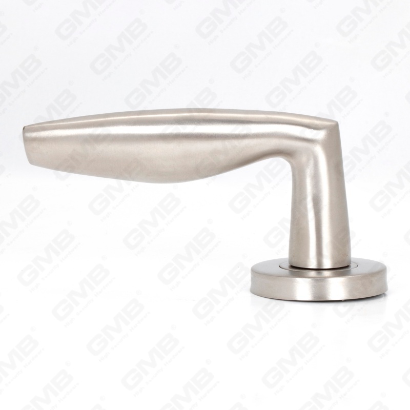 High Quality BS En1906 Grade 4 SUS304 Stainless Steel Entry Round Rose Interior Door Lever Handle (LHT010)